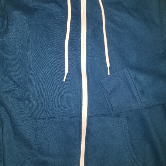 Blue Zip Up Sweater | Faded Glory - Picture 2 of 4